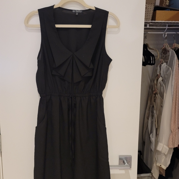 Bebop Black Bow Dress - Picture 2 of 3